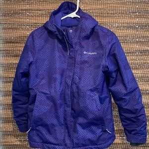 Girls purple winter coat